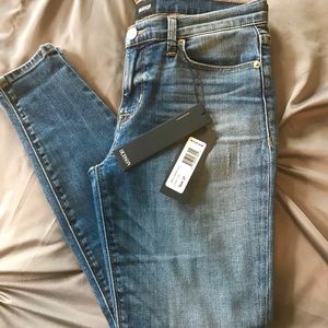 NWT Hudson Skinny Jeans, size 27 mid-rise